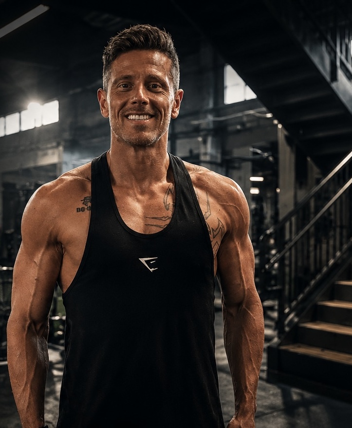 RGILE Fitness coach smiling in the gym